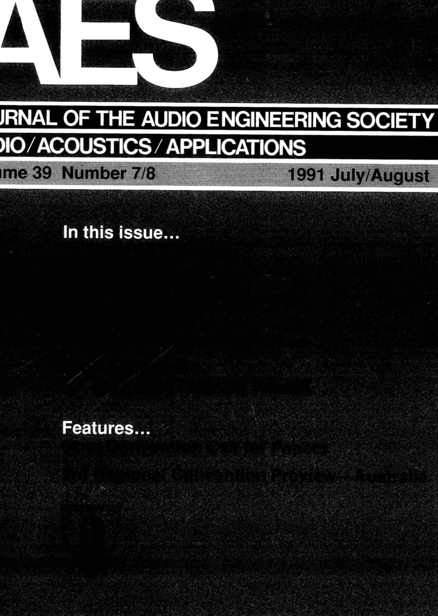 AES E-Library » Complete Journal: Volume 39 Issue 7/8