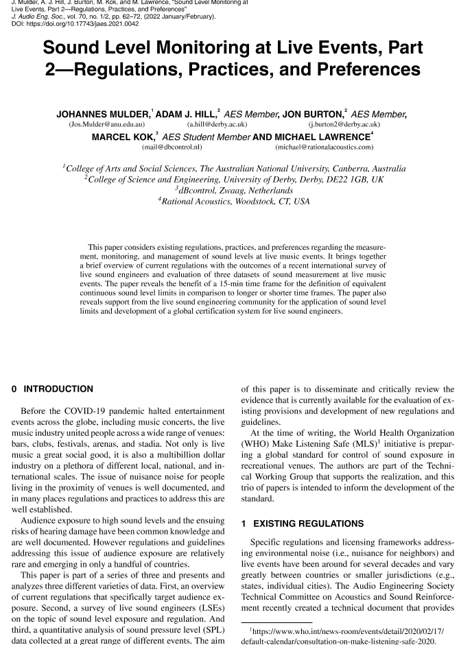 AES E-Library » Complete Journal: Volume 41 Issue 6