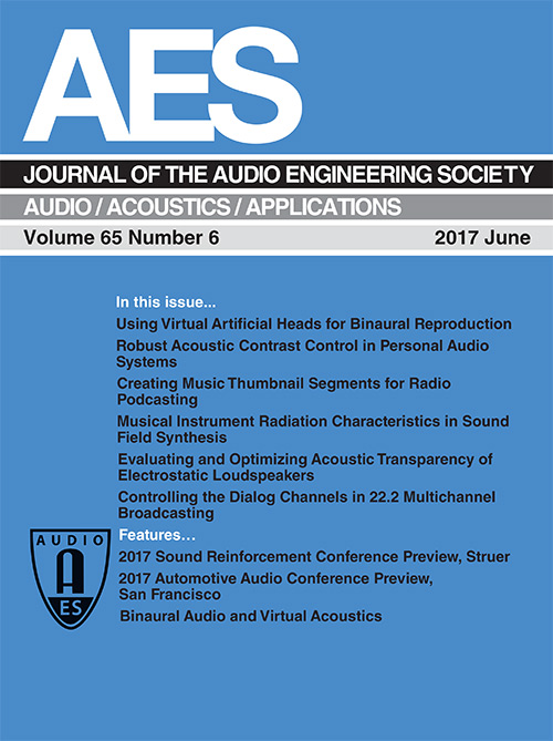 Journal of the Audio Engineering Society