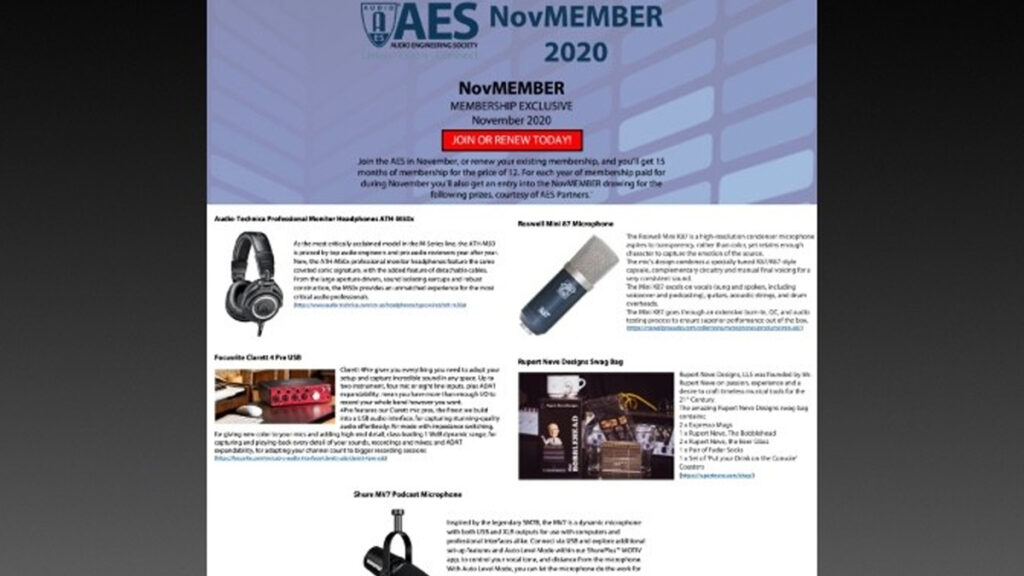 NovMember membership promotion