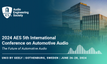 Branding for the 2024 AES 5th International Conference on Automotive Audio